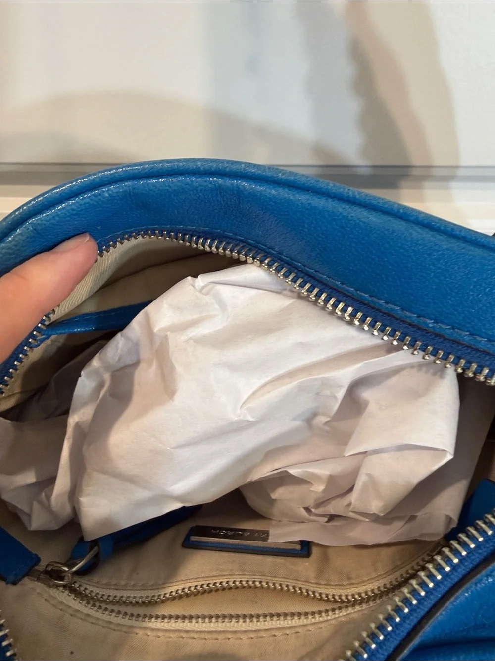 Tory Burch Fleming Distressed Camera Bag